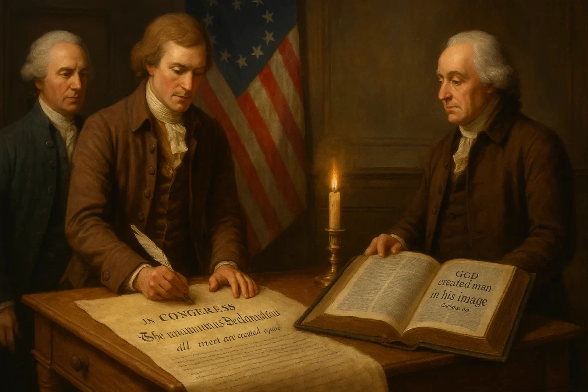 iscover the biblical ideals behind America’s Declaration of Independence — human dignity, rights, and freedom under God.