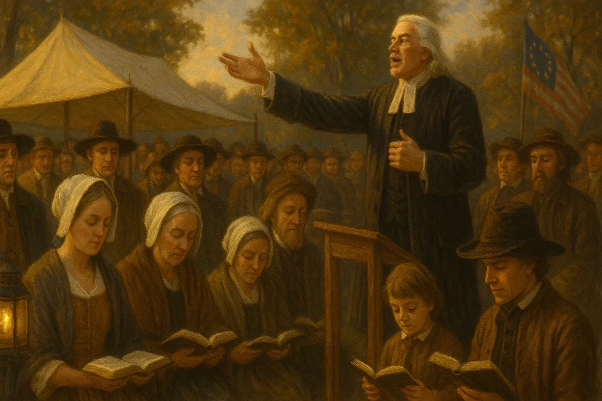 See how revival preaching fueled spiritual equality, liberty, and revolution in America’s Great Awakening eras.
