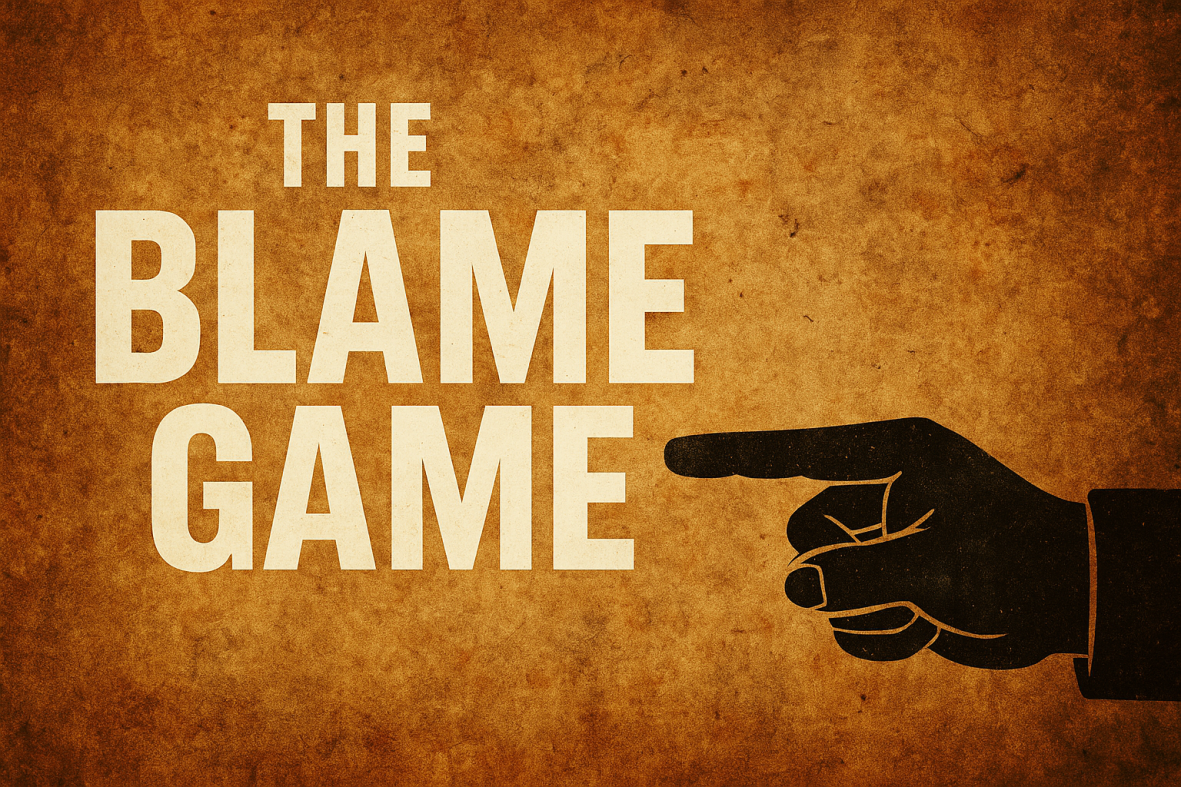 Why do we instinctively point fingers when things go wrong? From Eden’s first blame game to modern psychology’s insights, this article explores the roots of blame—and how the gospel reshapes it. Discover how Christ’s grace frees us from finger-pointing and invites us into confession, compassion, and redemptive truth.