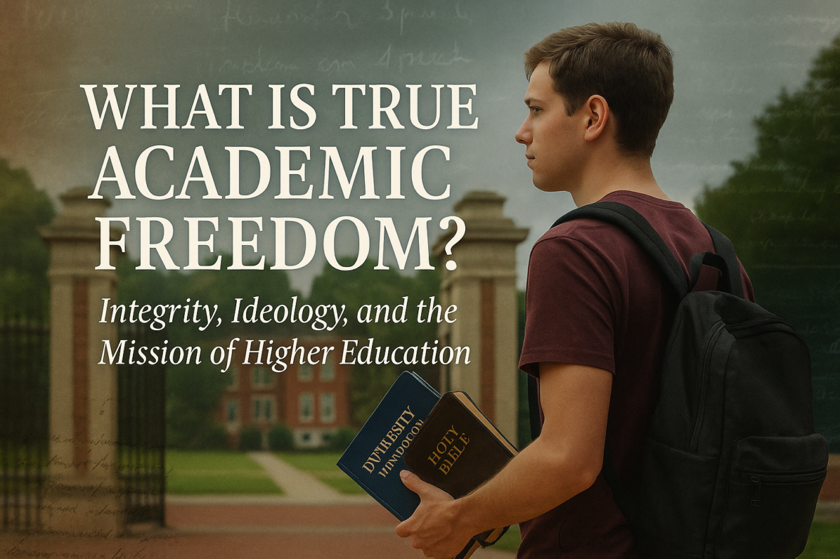 What is true academic freedom—and how is it distorted by modern ideologies like Critical Theory? This article offers a biblical, cultural, and constitutional framework for understanding the tensions between professors, institutions, students, and society.